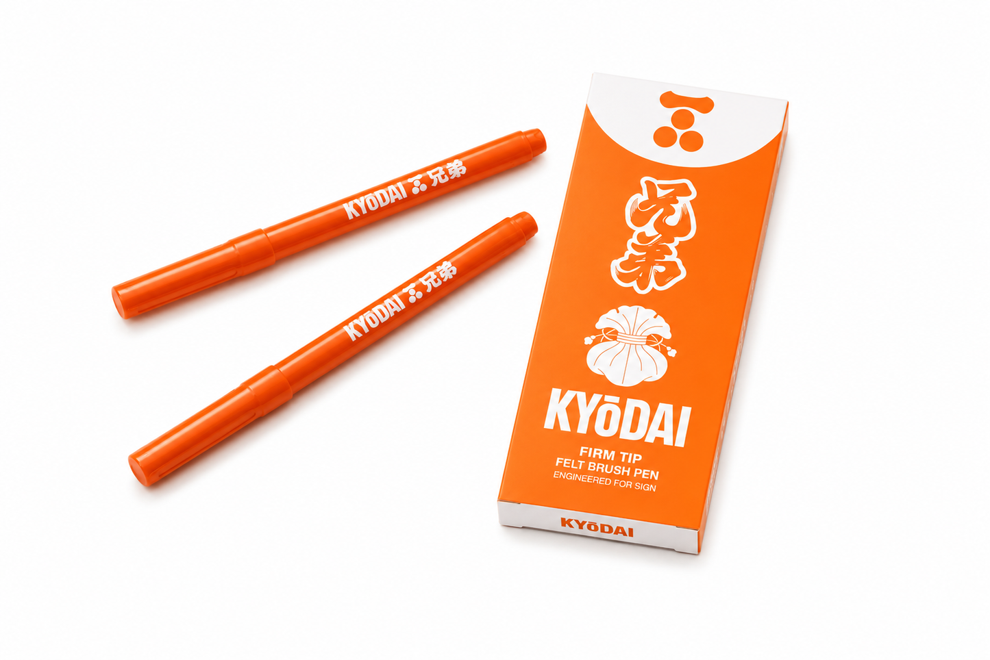 Kyodai brush pen firm tip Golden yellow