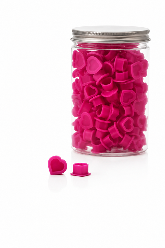 Heart shape ink cups