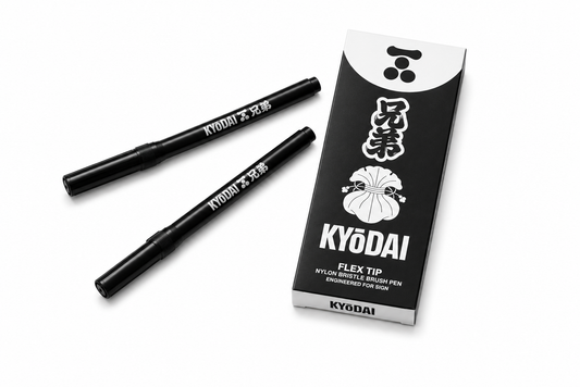 Kyodai brush pen flex tip Gentian violet