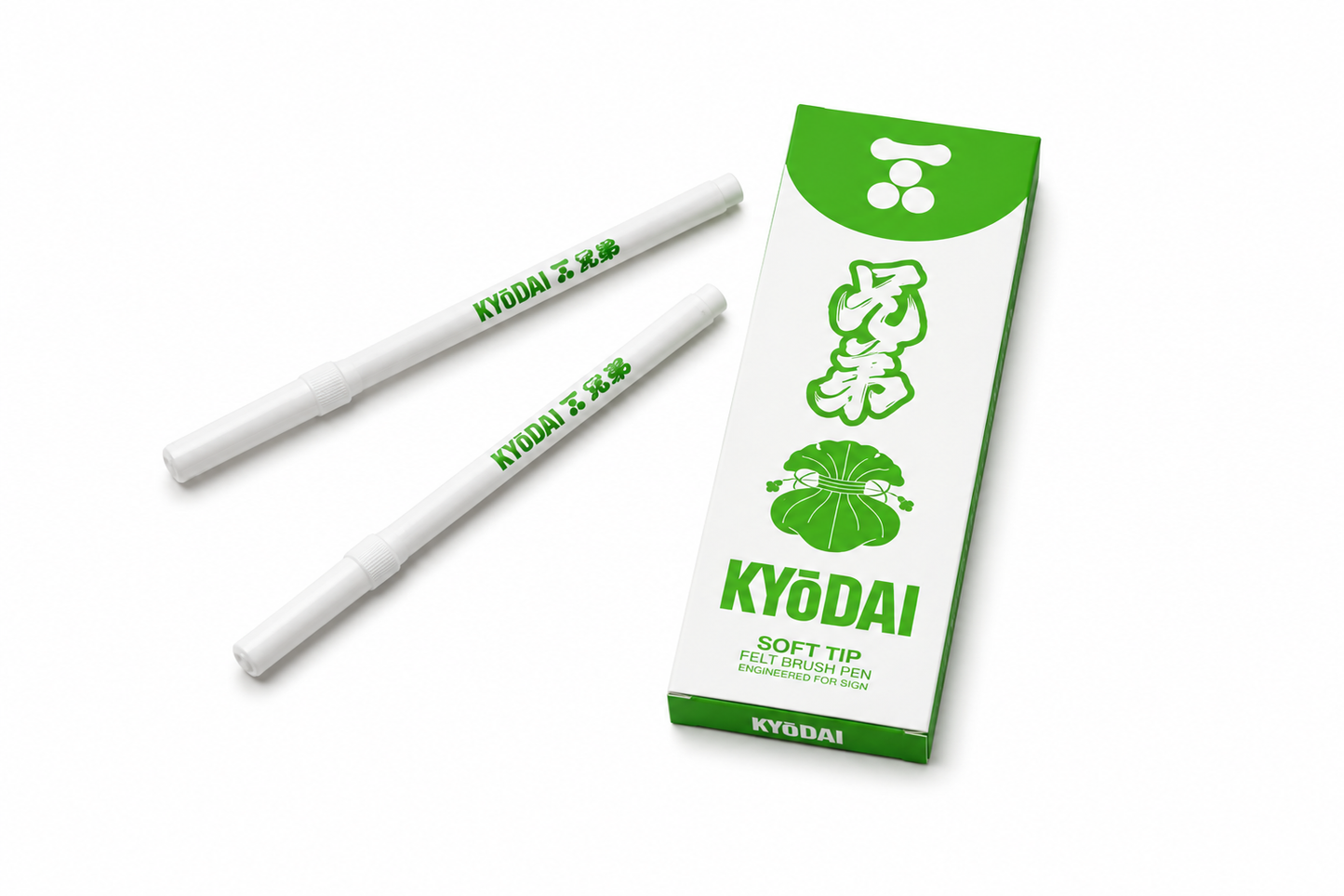 Kyodai brush pen soft tip Emerald green